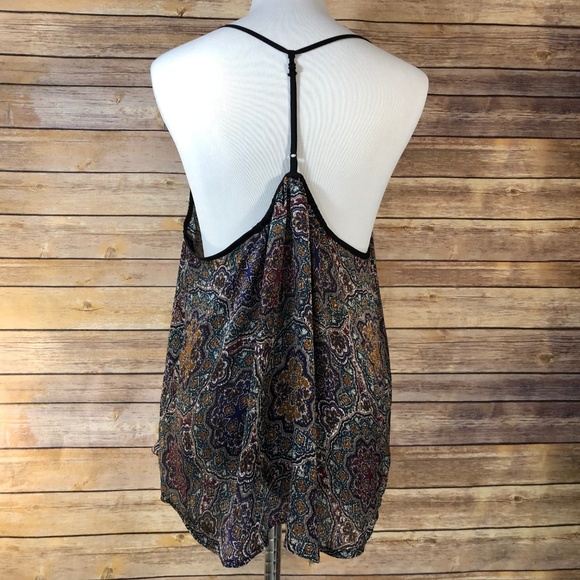 Maillot De Bain 1 Pièce ABS Allen Schwartz Taille 10 - Épaule Dénudée, Motif Floral
